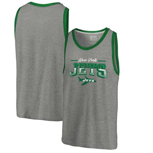 New York Jets NFL Pro Line by Fanatics Branded Throwback Collection Season Ticket Tri-Blend Tank Top - Heathered Gray,We sell and wholesale New York Jets NFL Pro Line by Fanatics Branded Throwback Collection Season Ticket Tri-Blend Tank Top - Heathered Gray on line form chian!